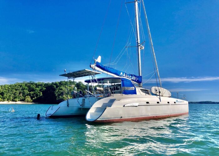 Catamarano della crociera arcipelago Nosy be e Radama
