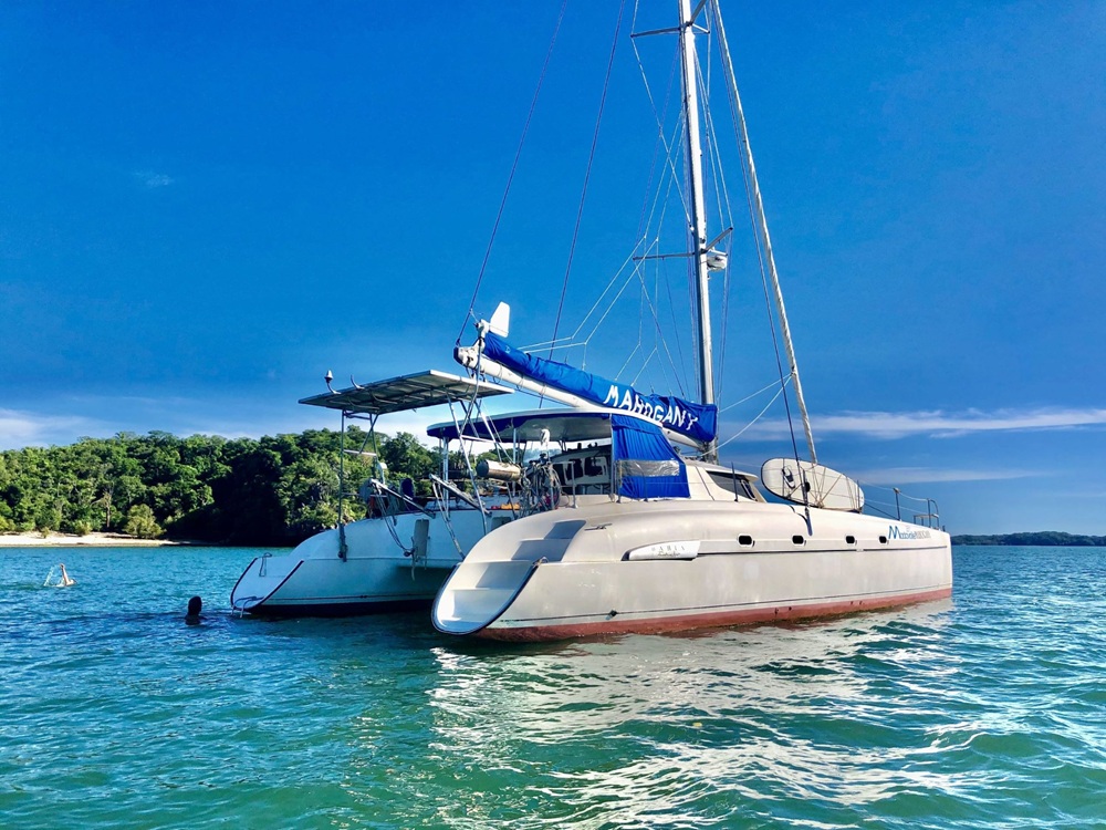 Catamarano della crociera arcipelago Nosy be e Radama